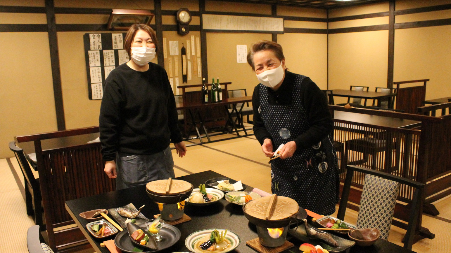 【一番人気】忠治館の名物上州もち豚薬膳鍋会席♪山・川の幸を楽しむ大人気プラン★