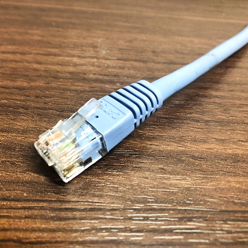 有線LAN接続可能