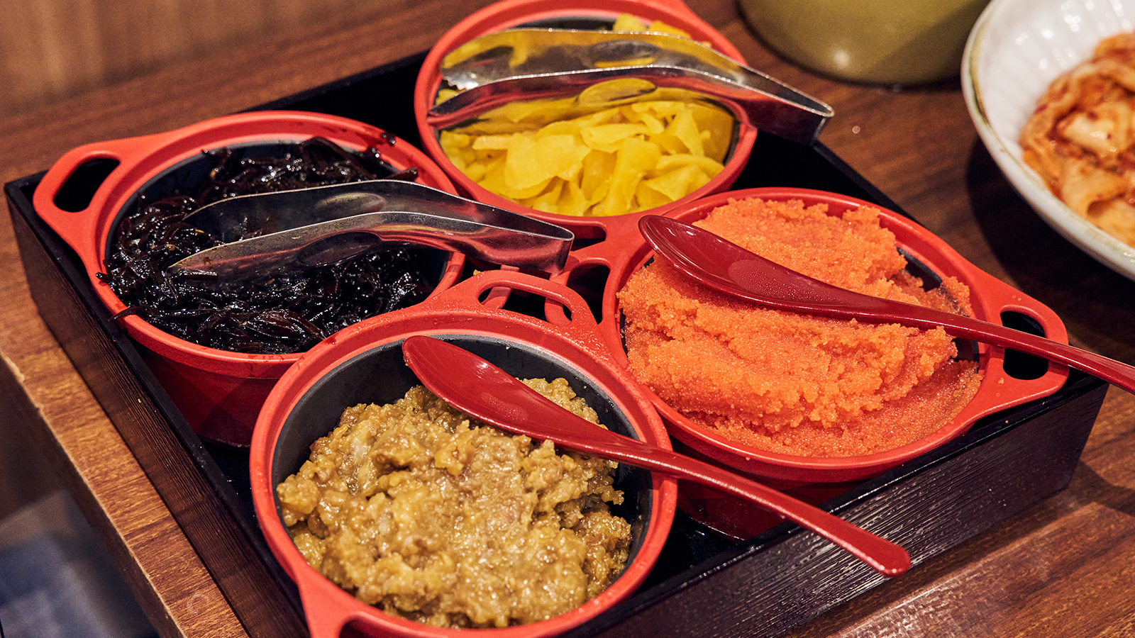 【朝食】鹿児島名物豚みそやめんたいこなど