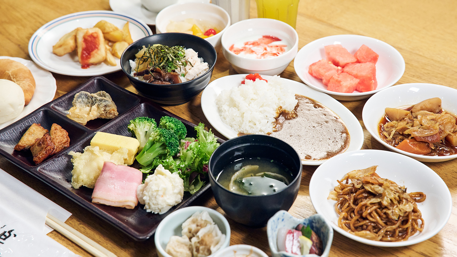 【朝食】バイキング形式でご提供しております！