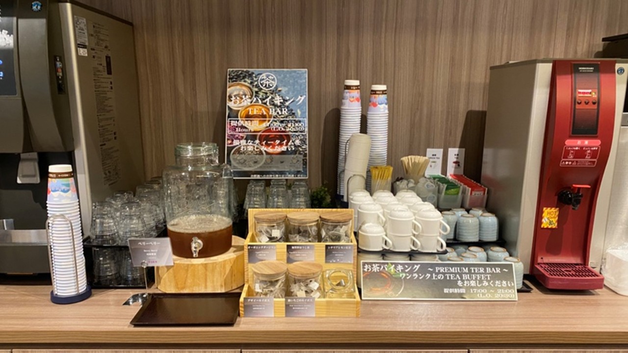 【CAFE＆LOUNGE OASIS】お茶バイキング