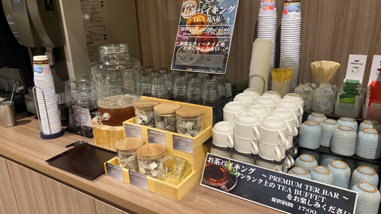 【CAFE＆LOUNGE OASIS】お茶バイキング