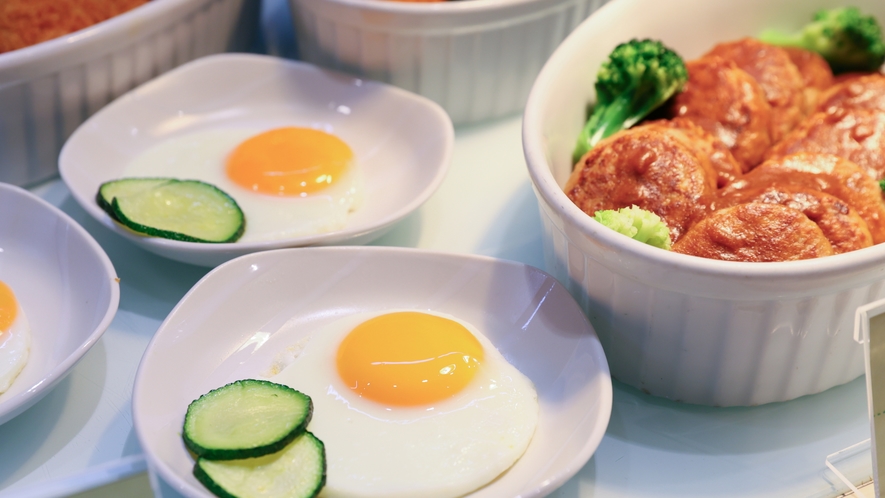 【朝食】目玉焼き