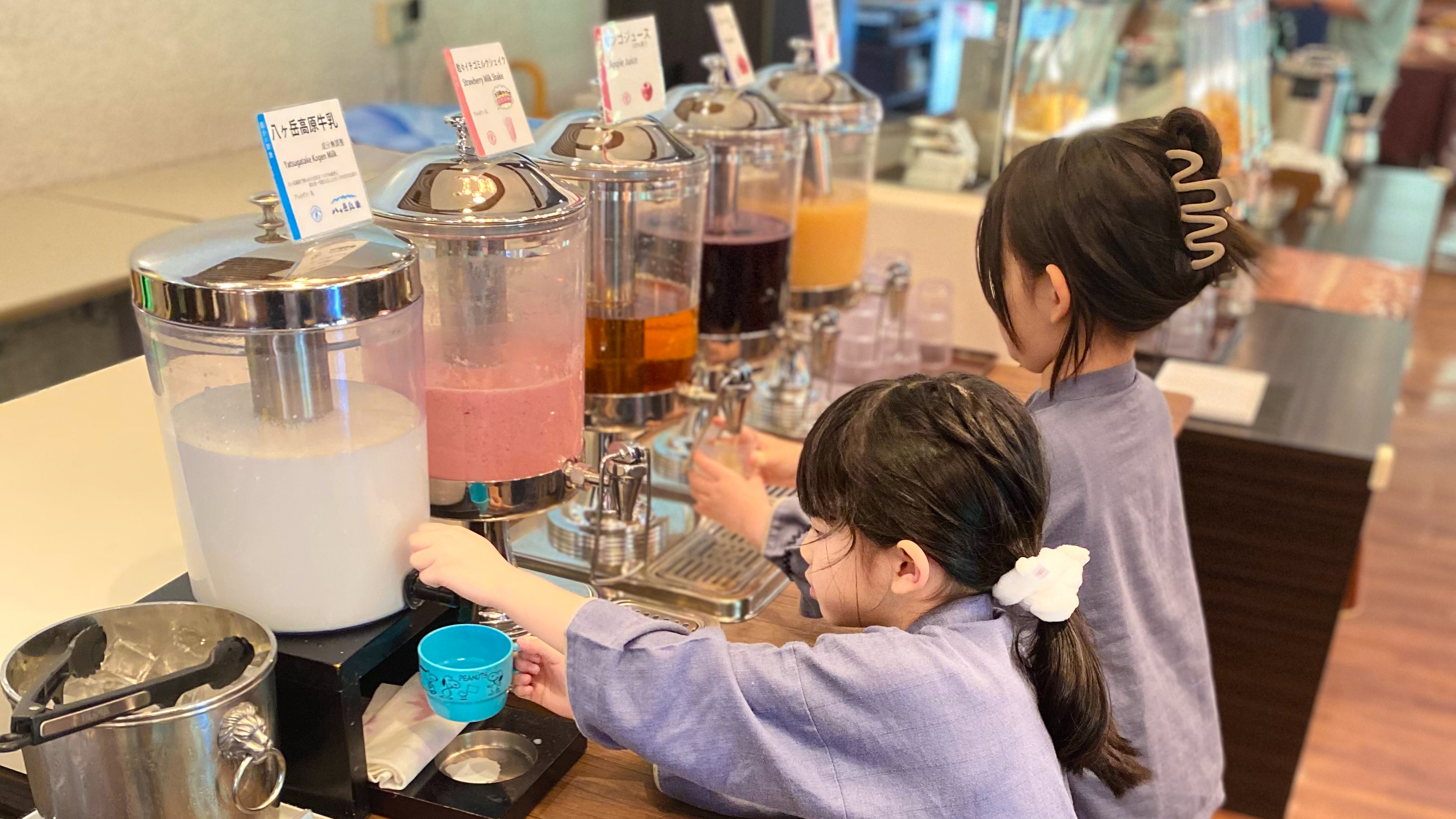朝ご飯フリードリンク（朝ご飯時）