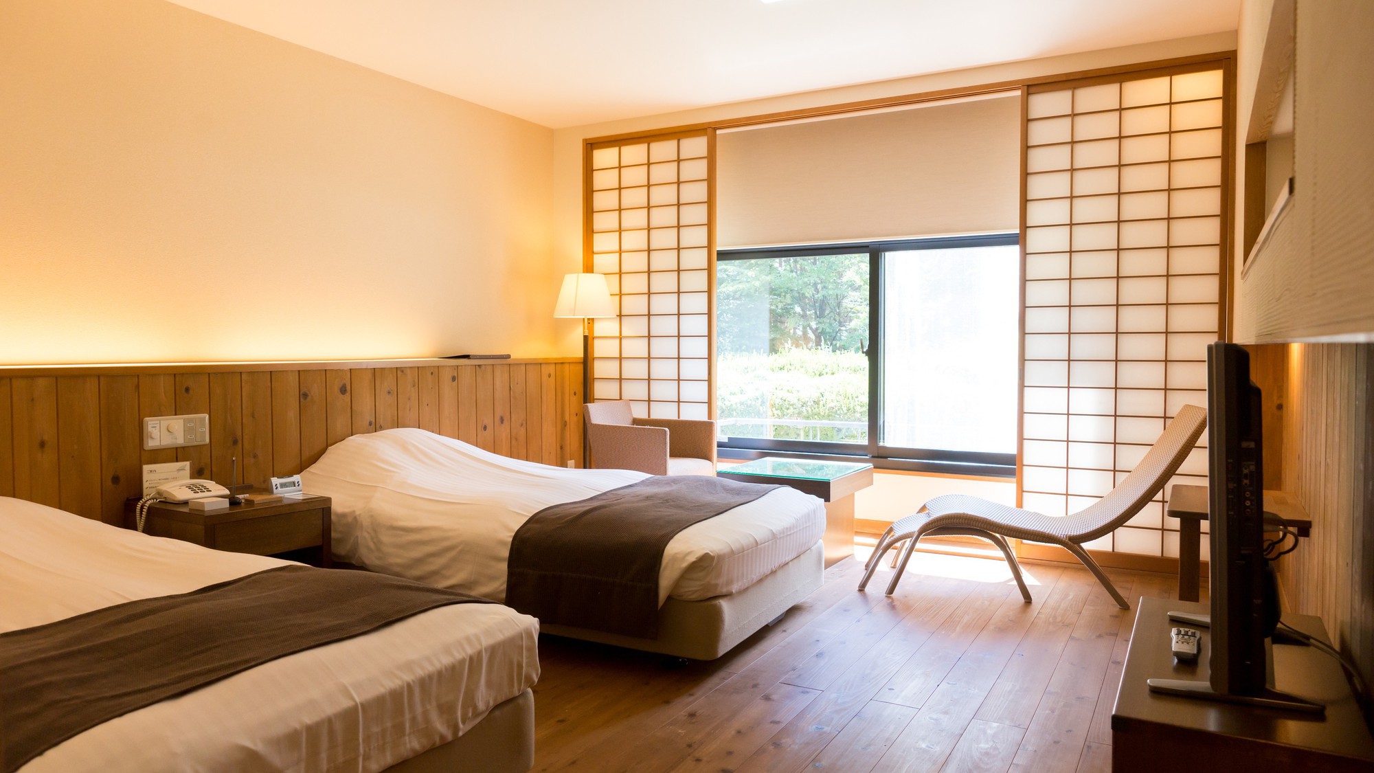 洋室ツインルーム（和モダン）