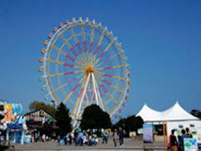 海浜公園の遊園地は子供に大人気です♪♪