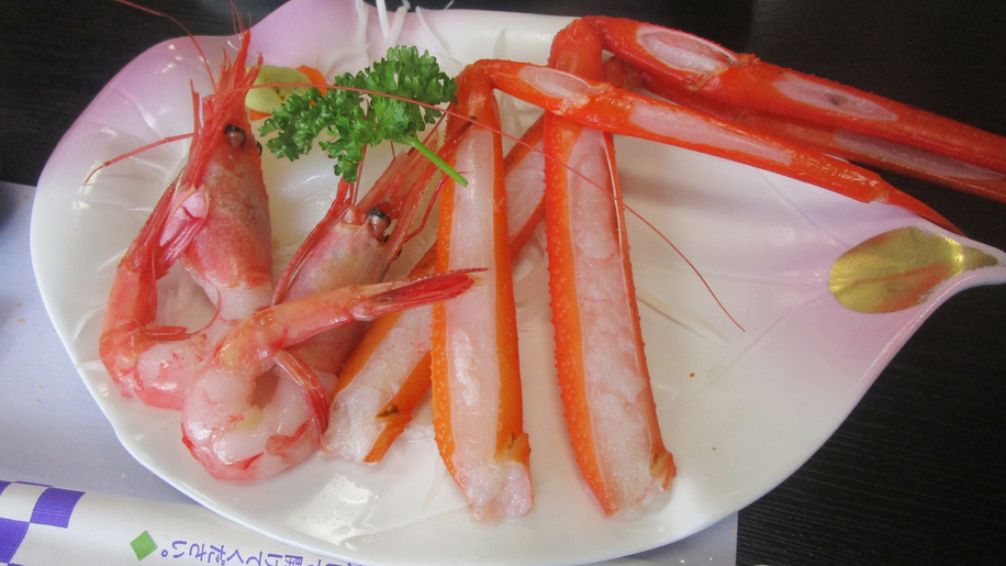 リーズナブルに紅カニ満喫♪【お手軽会席プラン】焼きガニ・茹でガニ付【1泊2食付】