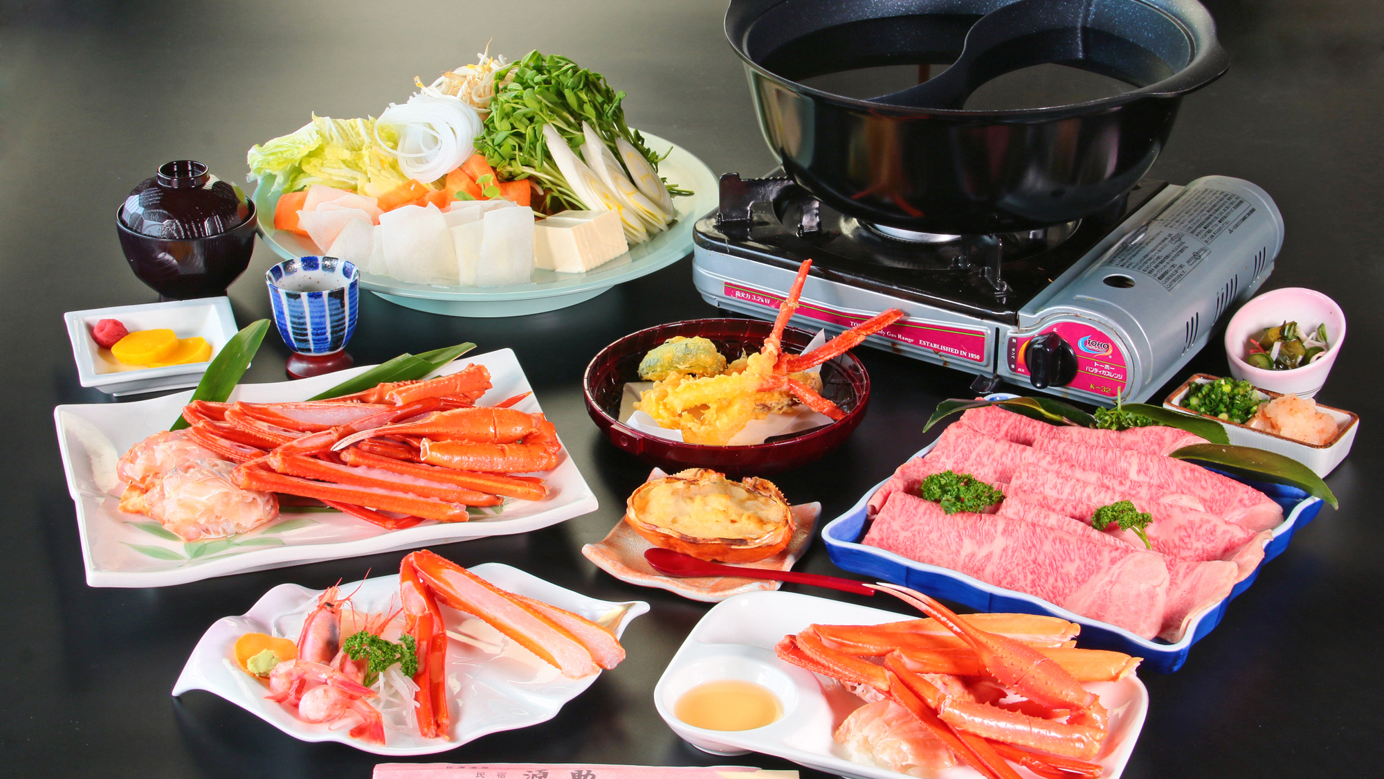 かにしゃぶ黒毛和牛しゃぶ　美味しいものを一度で贅沢に楽しめる♪