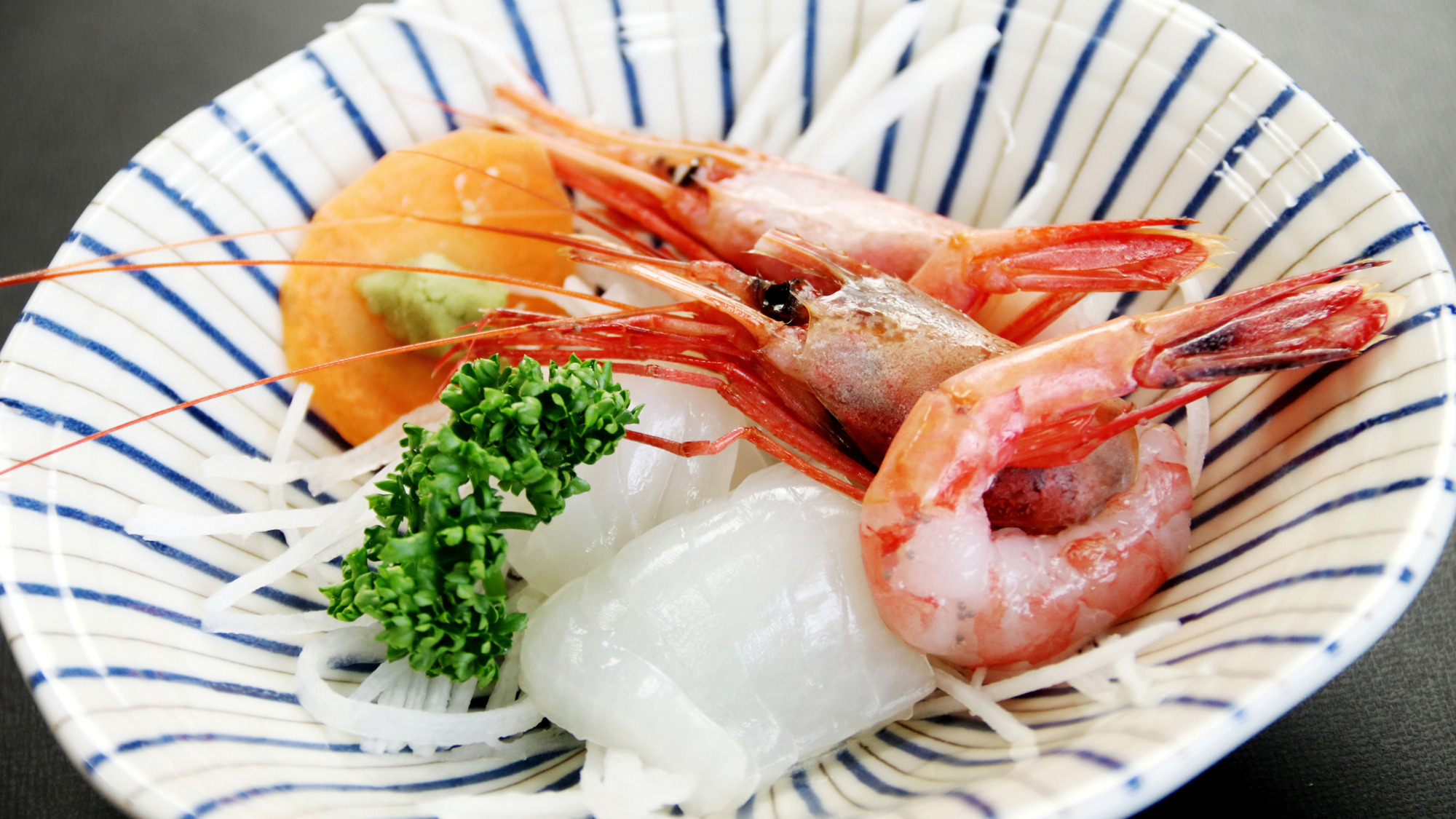 甘味あふれるお刺身です