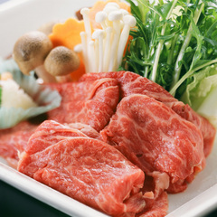 但馬牛しゃぶ肉の一例