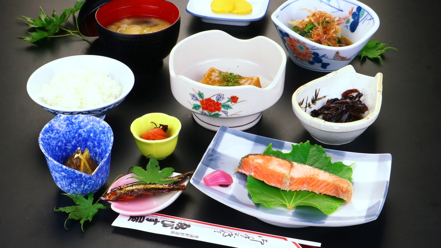 *現代湯治プラン朝食一例*