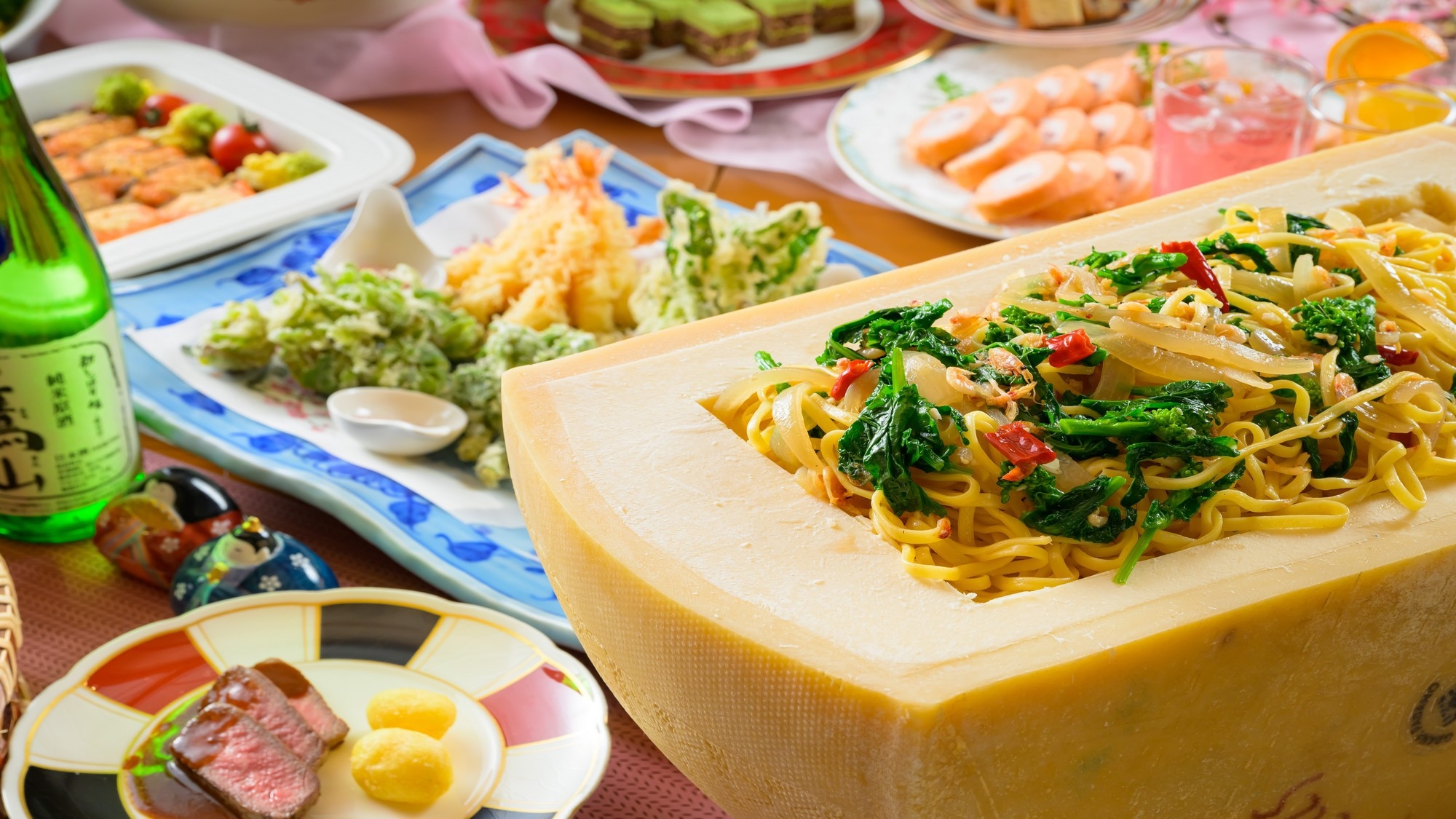 【3・4月限定セール◎春のわくわくご馳走バイキング】アルコール付き！お部屋お任せでリーズナブル！