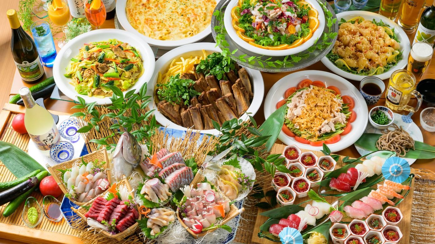 【6月限定】本場山形のさくらんぼ狩りチケット付♪旬を味わう食べ放題○夕食バイキング＆飲み放題