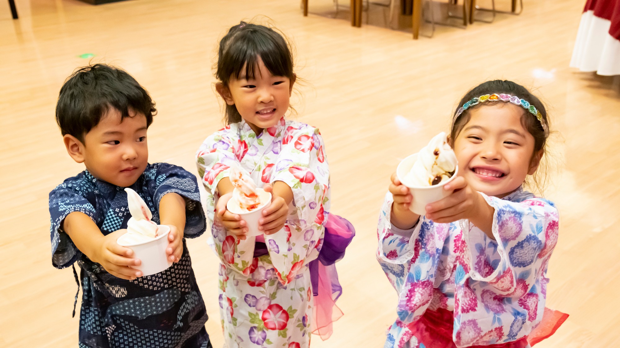 仙渓園 月岡ホテルのバイキング会場