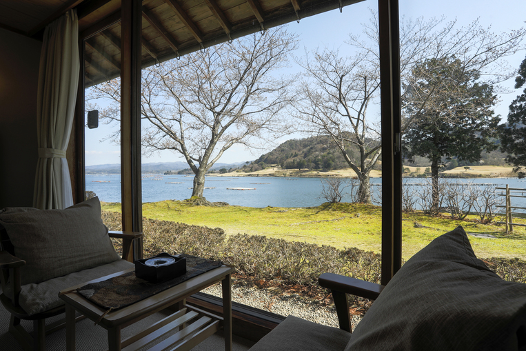 客室からの風景（竹の間）