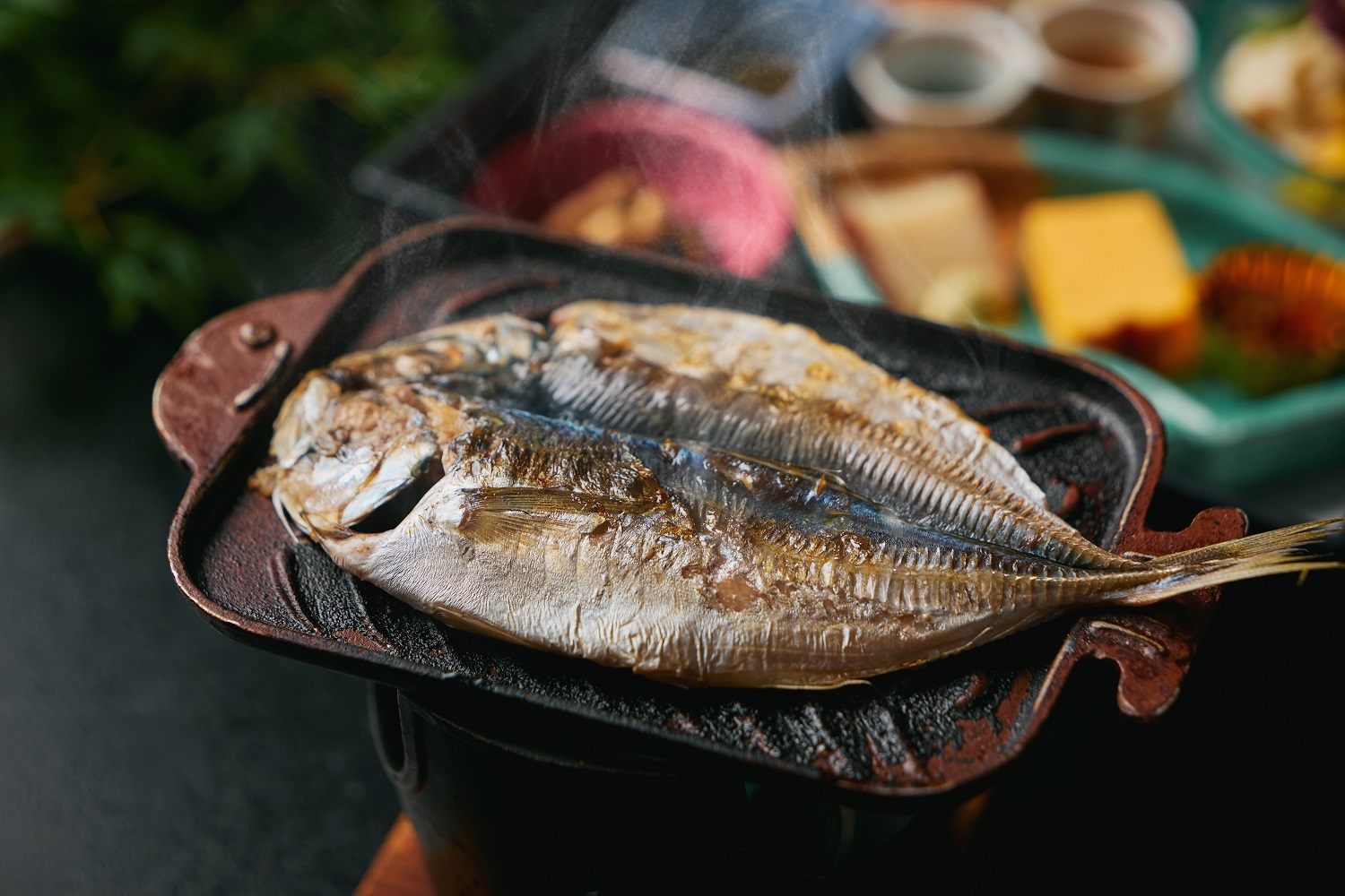 朝食（一例）体に優しく、ヘルシーな内容の和食膳