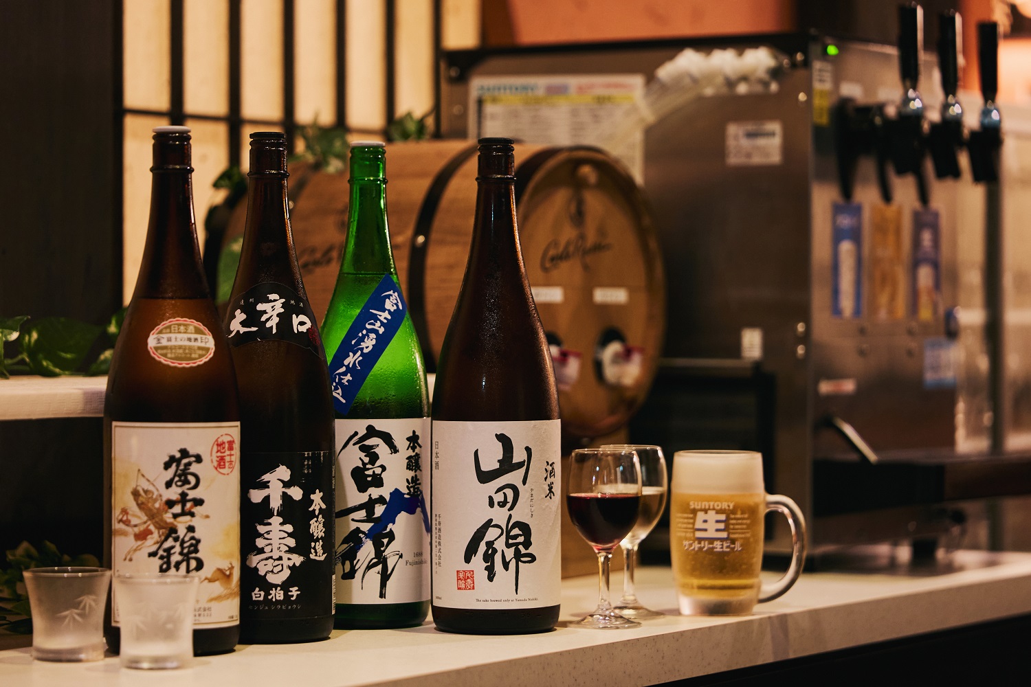 【ドリンクサービス】夕食時ドリンク飲み放題