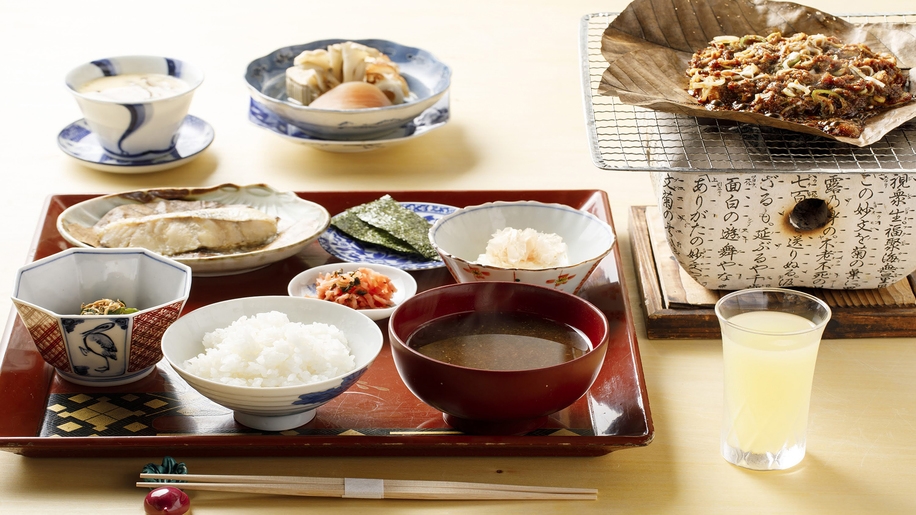 【朝食付き】朴葉みそ発祥の宿、蕪水亭の朝ご飯をお愉しみください