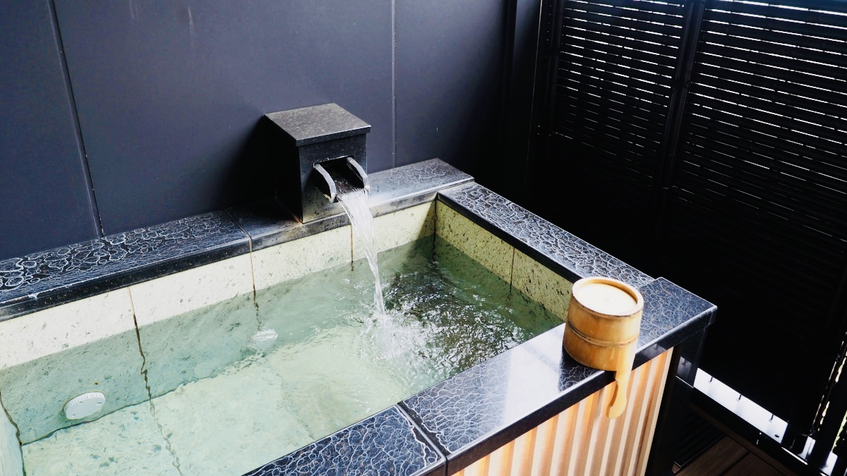 【凪の抄】露天風呂　※客室露天風呂は温泉ではありません