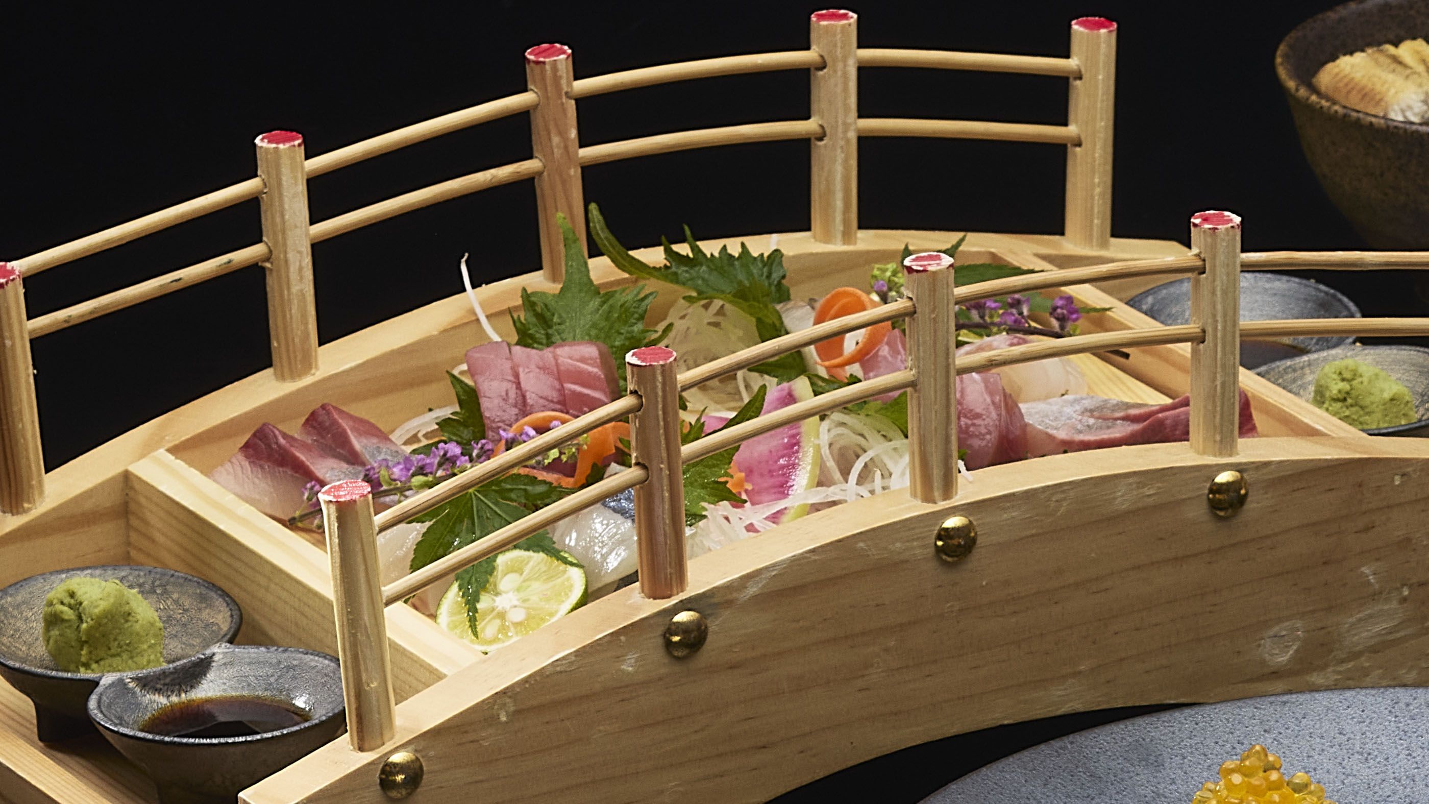【ご夕食】熊野絢爛割烹-白龍-／造里＜紀州生鮪・アセロラ真鯛・ブリヒラ・熊野灘の地魚＞