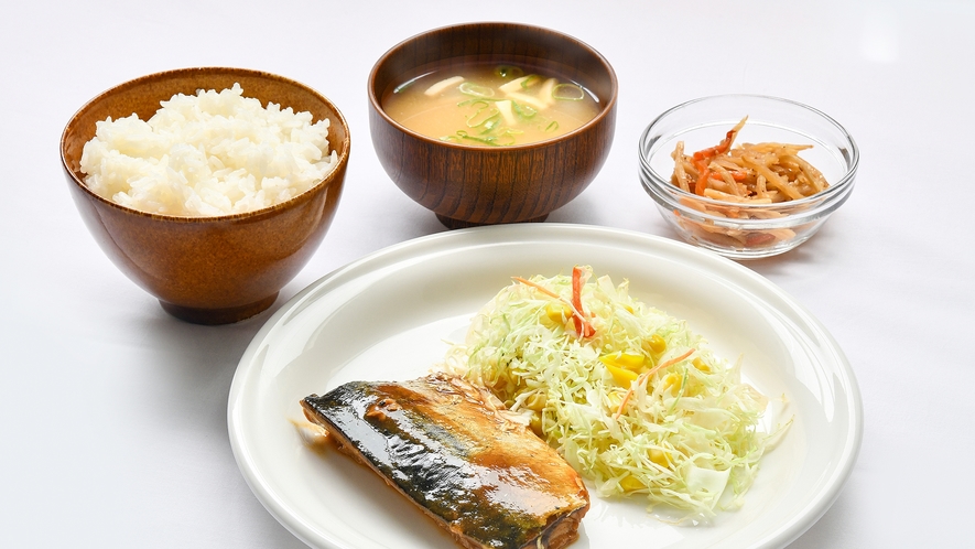 【夕食付プランにてご提供】鯖の味噌煮定食