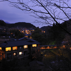 黒川温泉の夜景