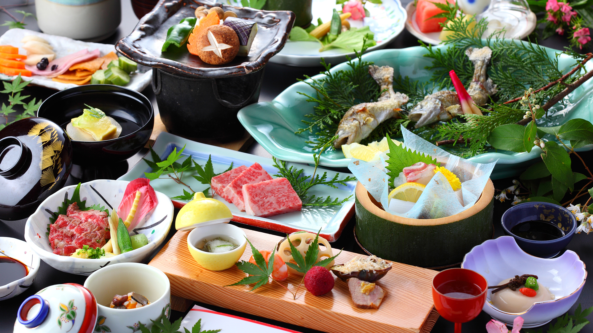 本館客室　季節の会席料理