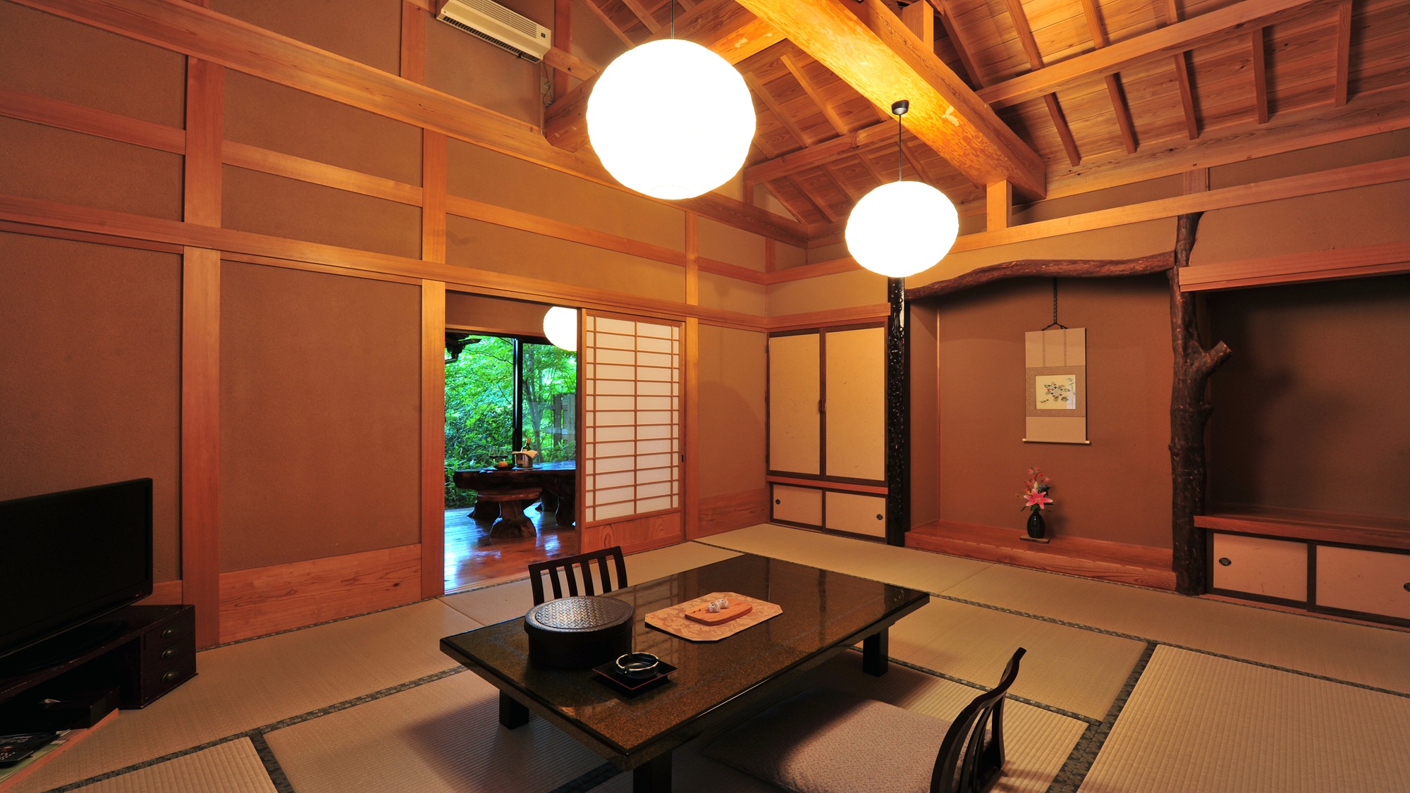 離れ客室【山法師】10畳和室　露天風呂付