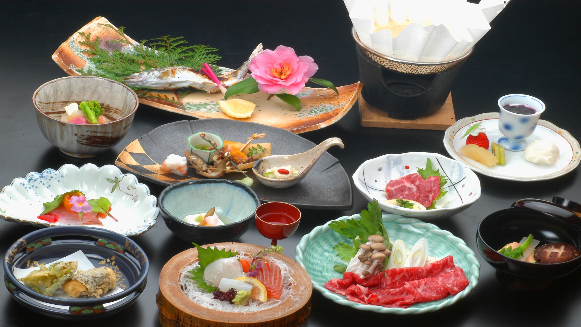 本館客室　季節の会席料理