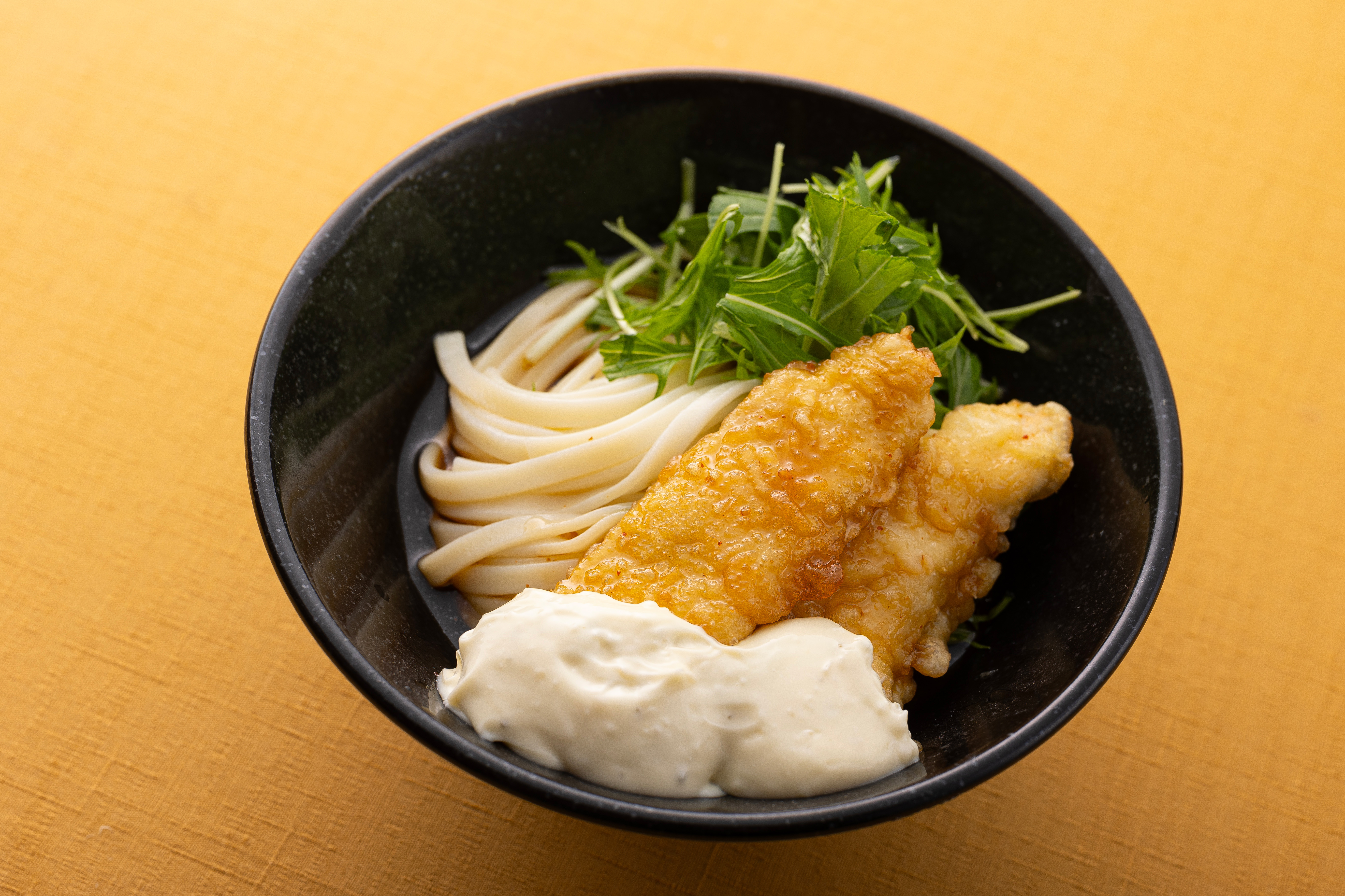 鶏天タルタルぶっかけうどん