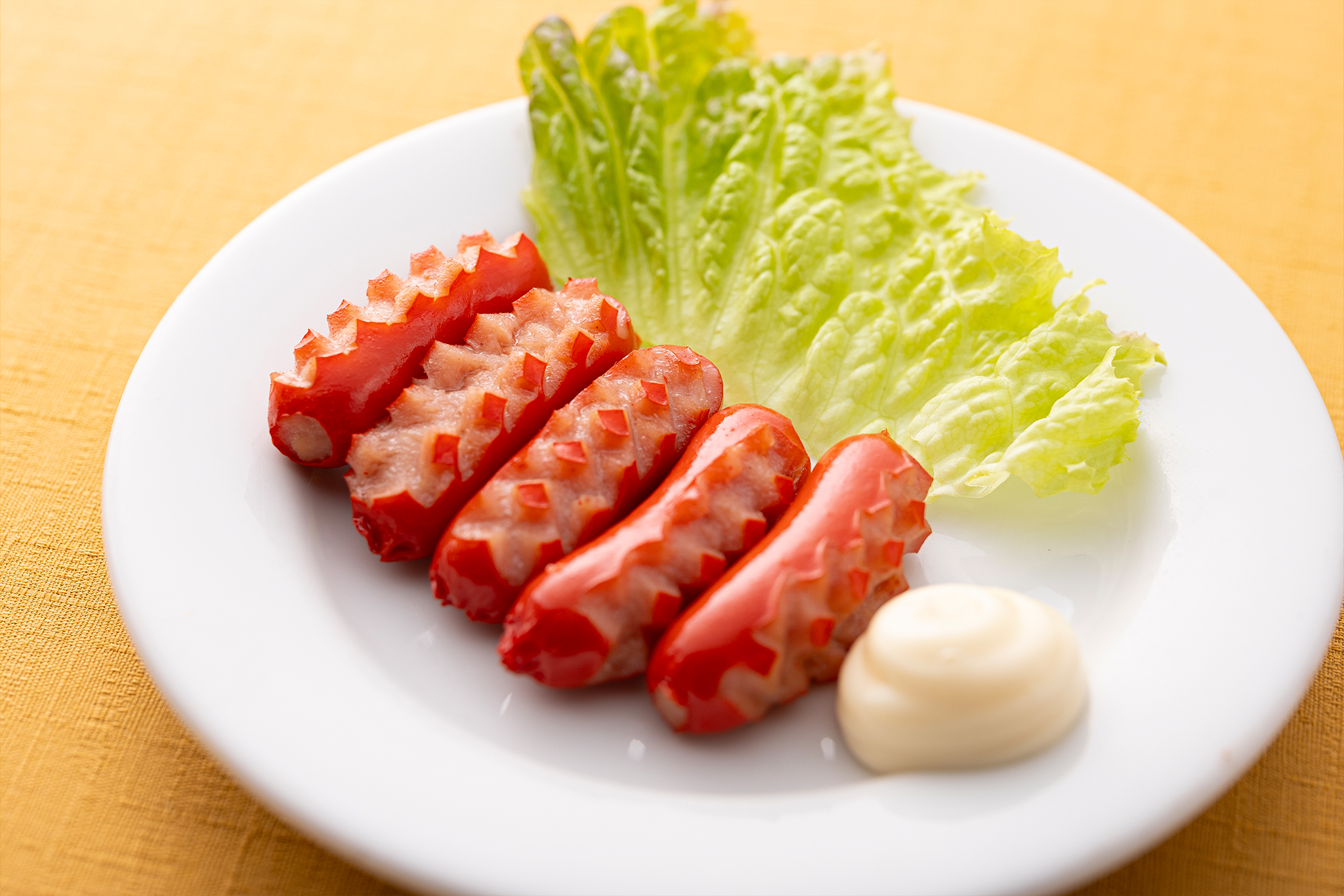 赤ウインナー揚げ
