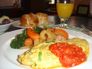 爽やかな風と共に頂く朝食♪