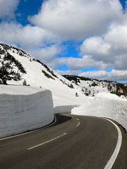 八幡平の雪の回廊
