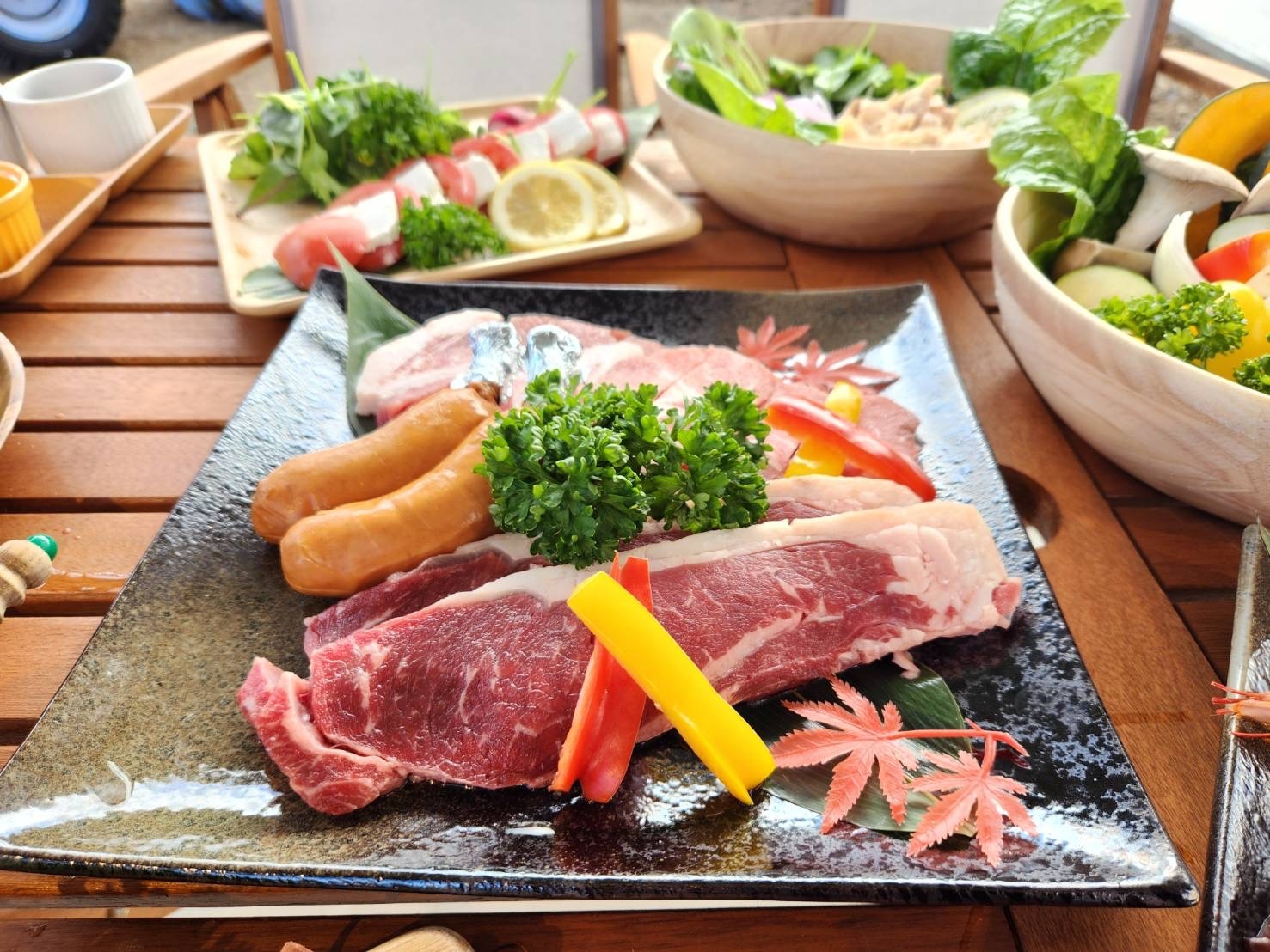 【グランピング限定プラン】駒ケ岳を一望　スパリゾート×グランピング【朝食ビュッフェ+ディナーBBQ】