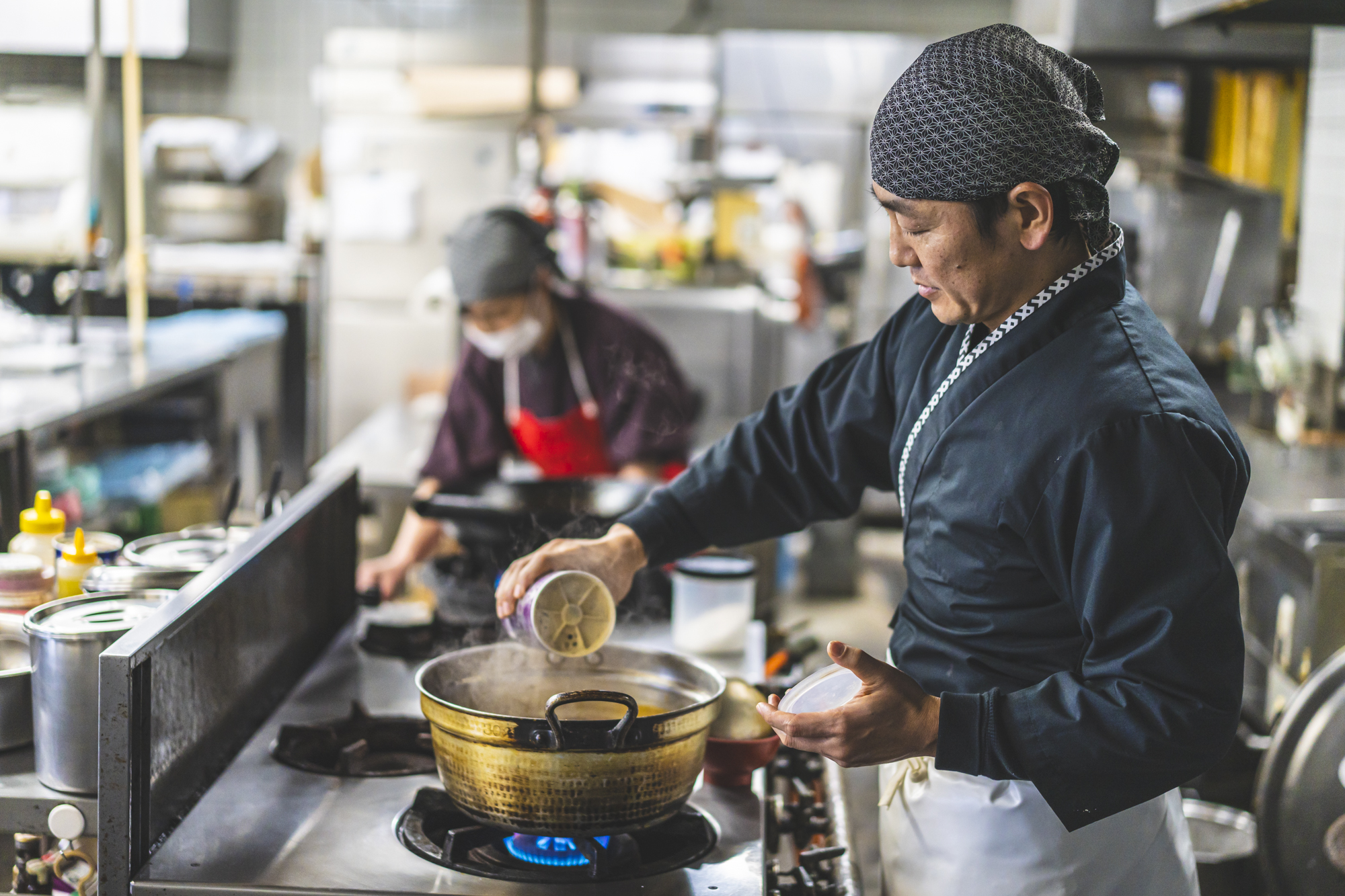 料理は職人の手仕込み