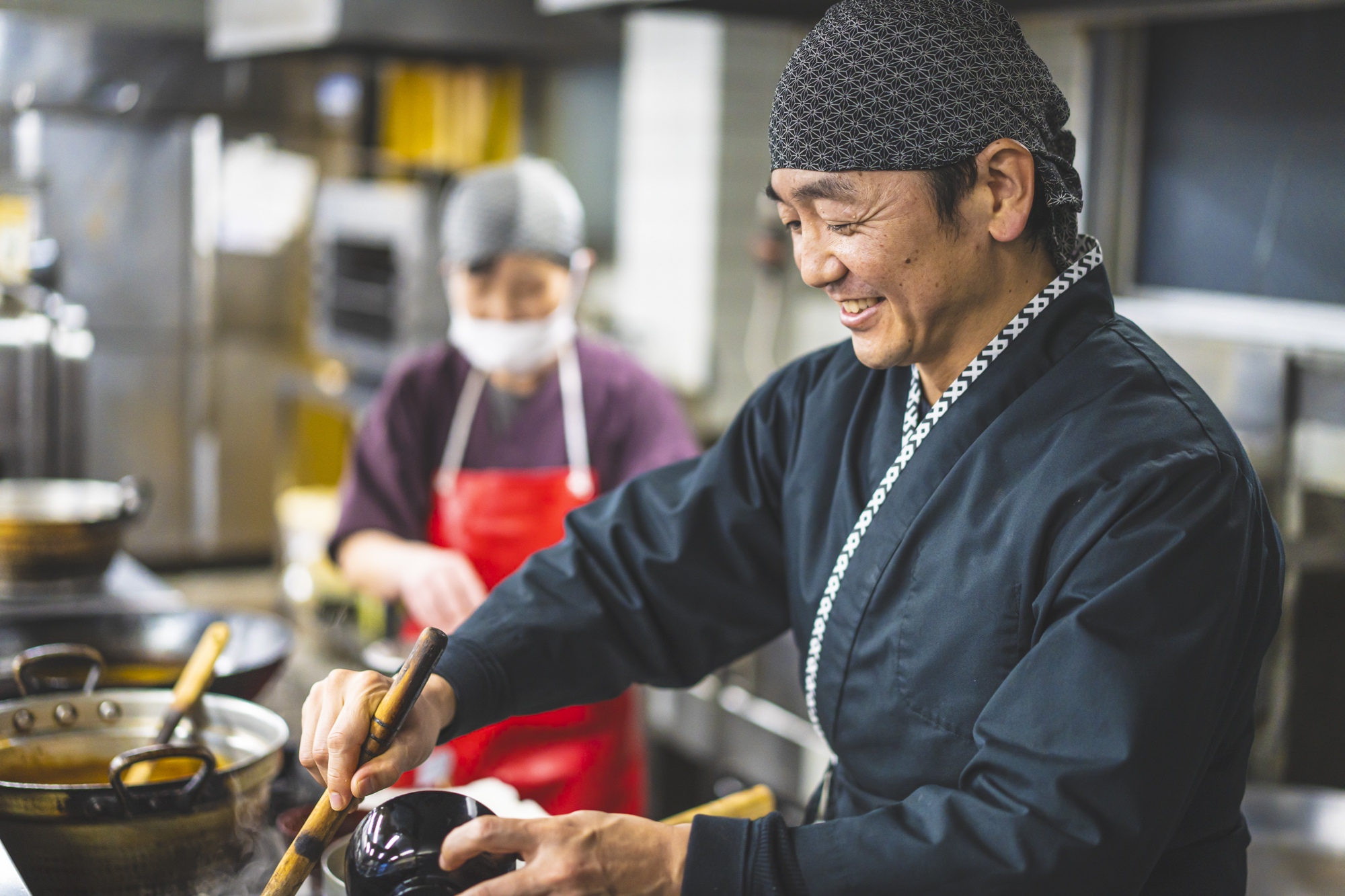 料理は職人の手仕込み