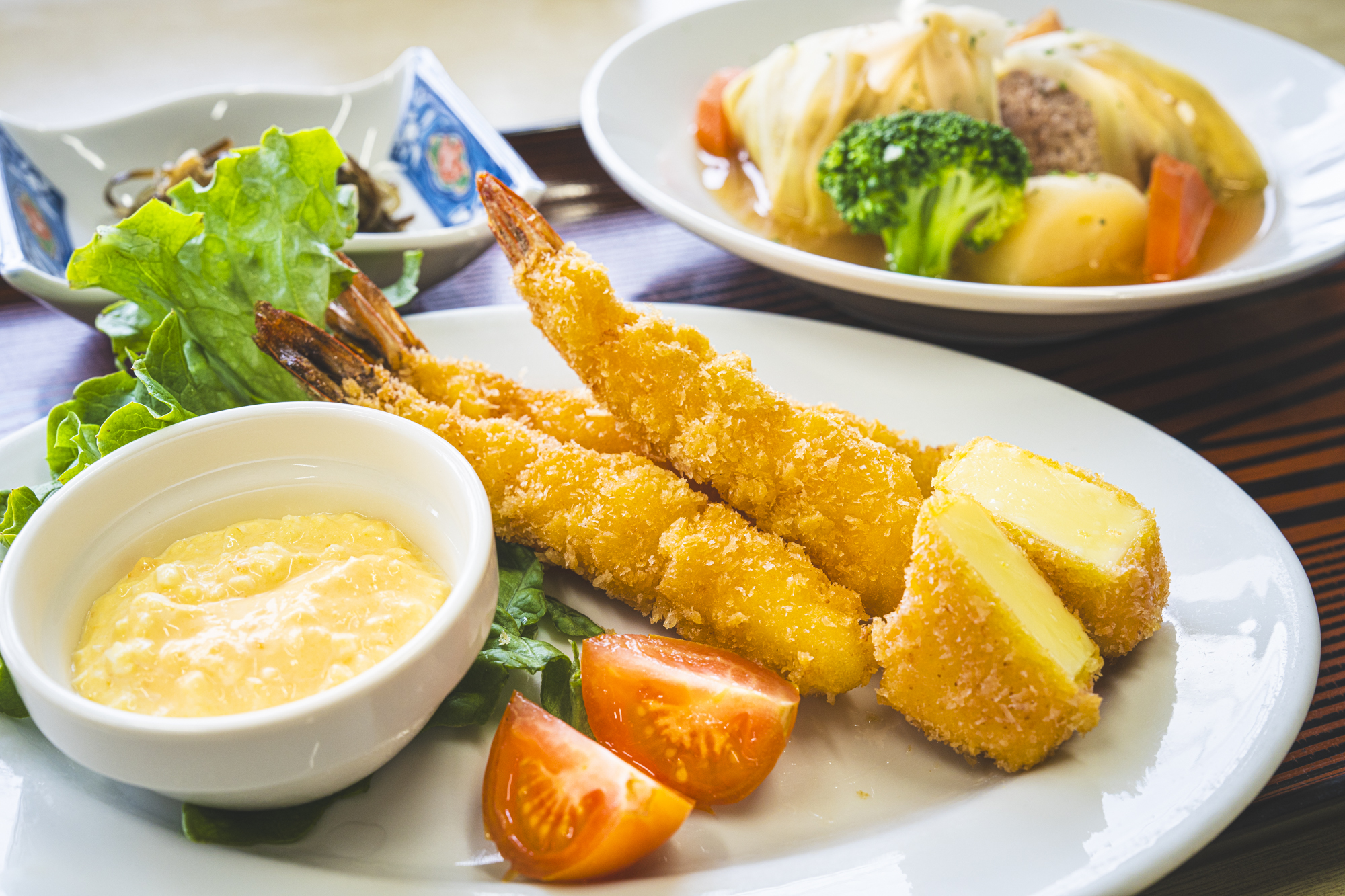 夕食メニューの一例