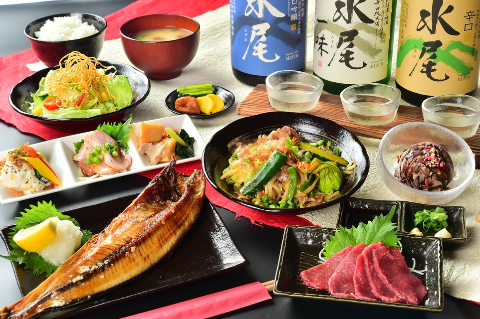 【1泊2食付】コスパ最高★常盤屋テナント「縁」でオリジナル夕食を◇地酒3種飲み比べが無料！