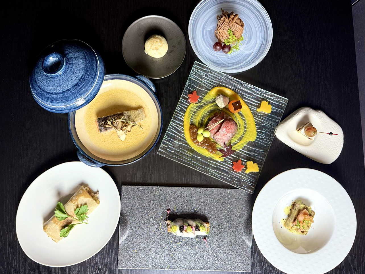 【一泊二食付】≪絶品★創作コース料理≫を個室で◇湯がつむぐ〜ココロとカラダの癒し旅◇