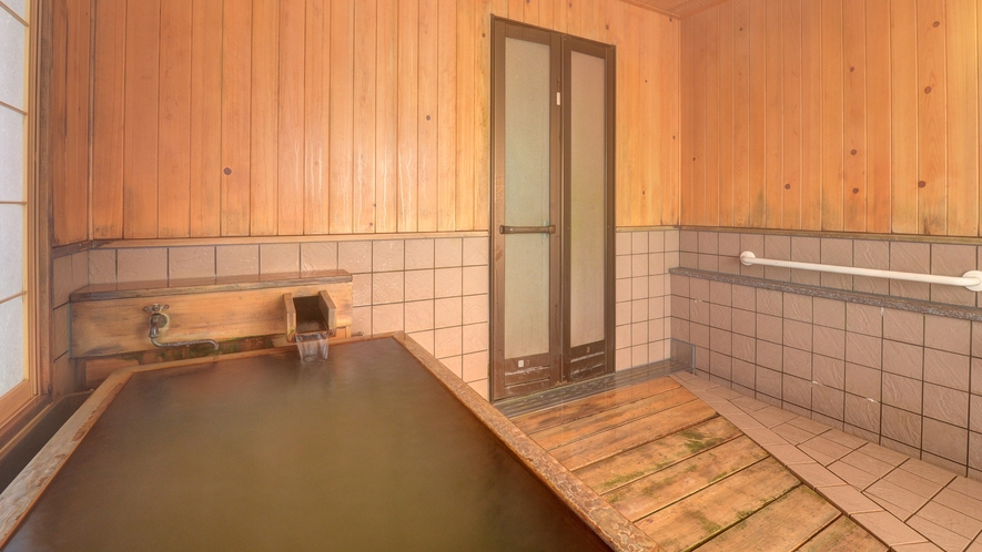 *【貸切風呂】ほのかに香るひのきの匂いに癒されます。