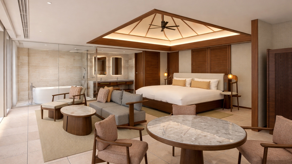 オーシャンフロント・プールヴィラ・朝食付き＜レンタルカート付＞  