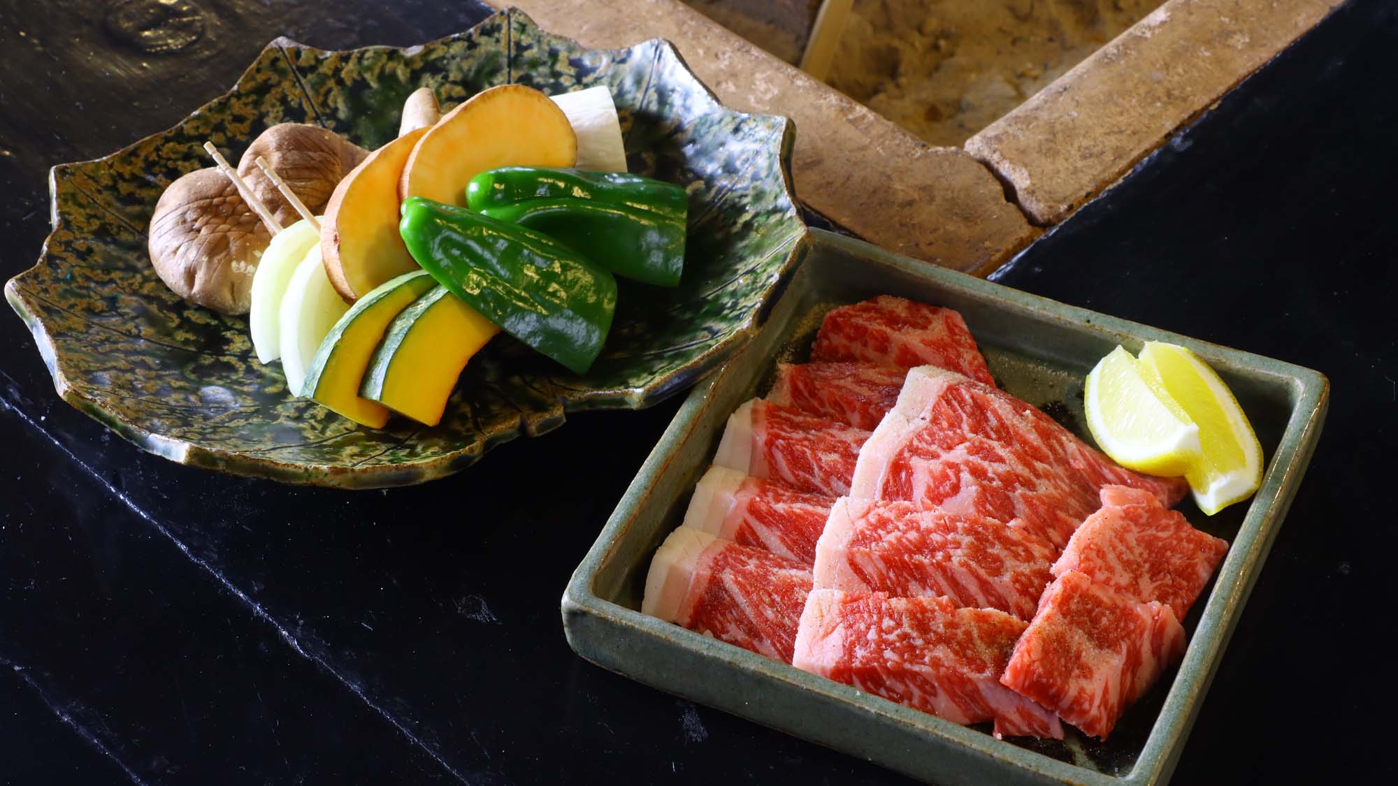 炭火焼き付会席