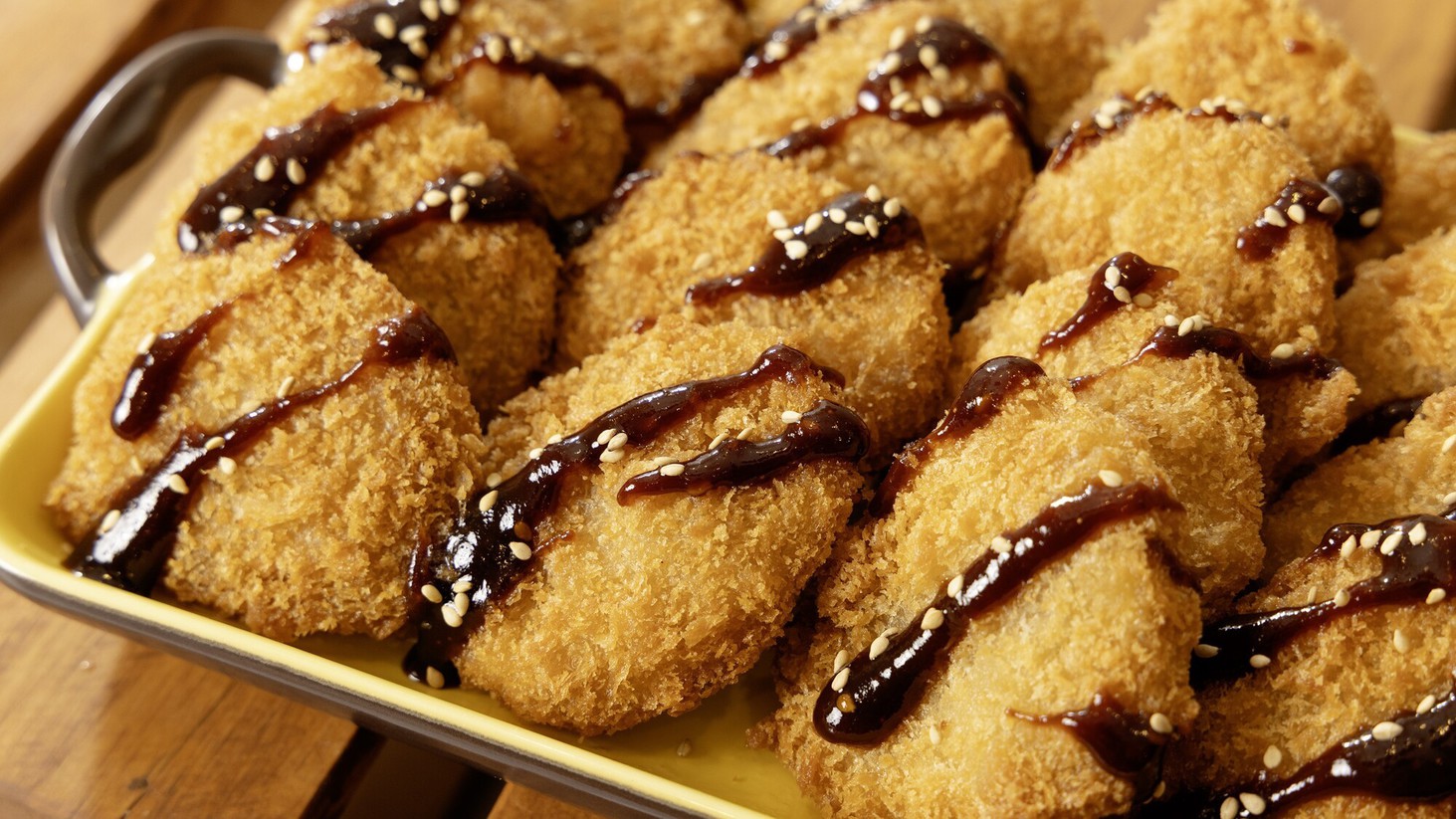 【朝食】味噌カツ