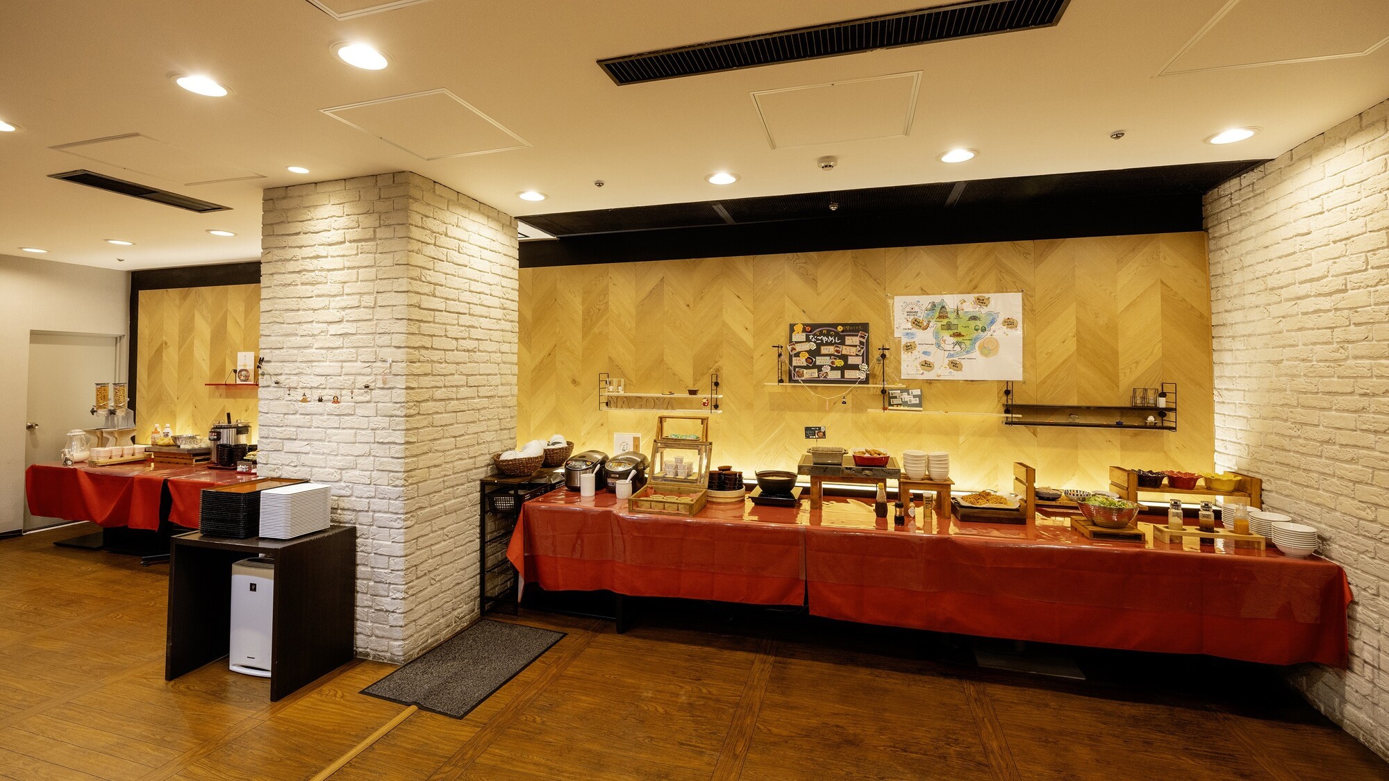 【朝食】ビュッフェ台