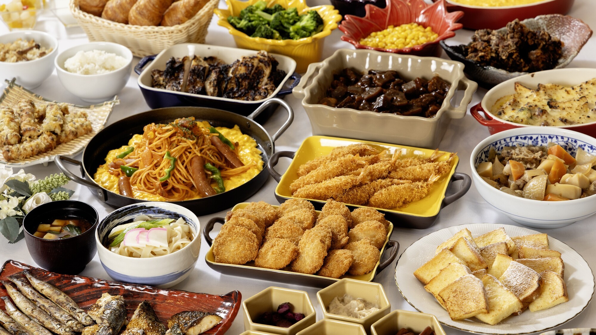 【朝食】ビュッフェメニュー例