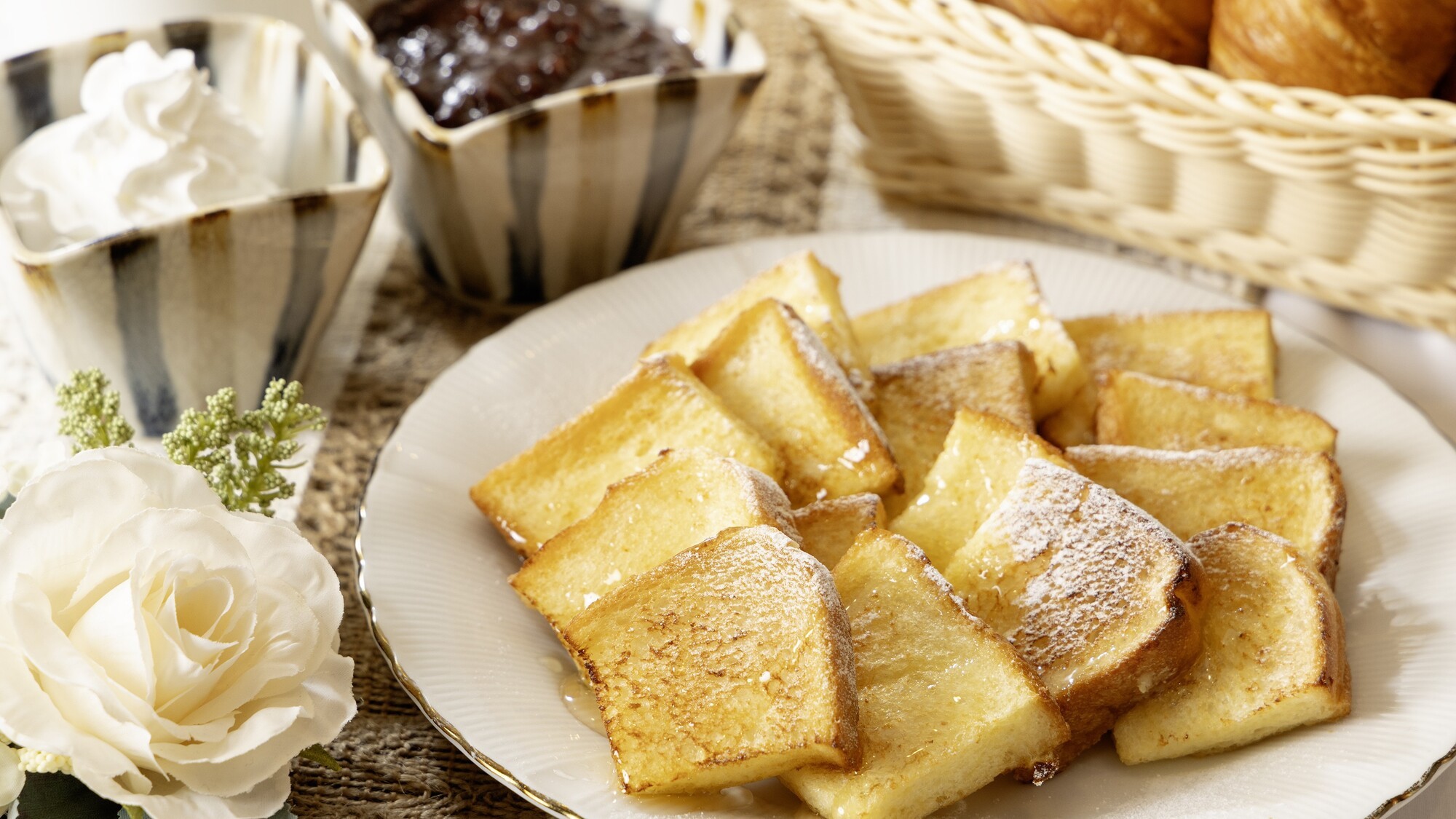 【朝食】自家製フレンチトースト