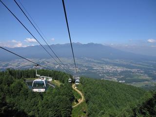 入笠山　ゴンドラロープウェイ