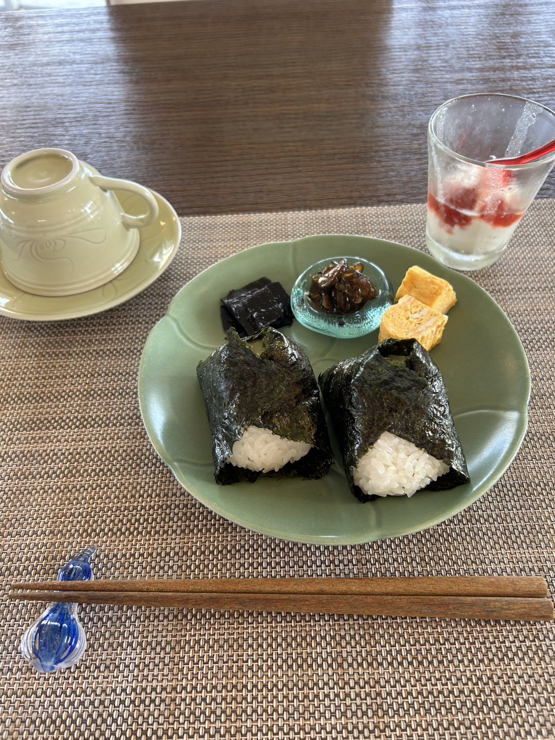 無料モーニングセット（おにぎり）連泊の2泊目