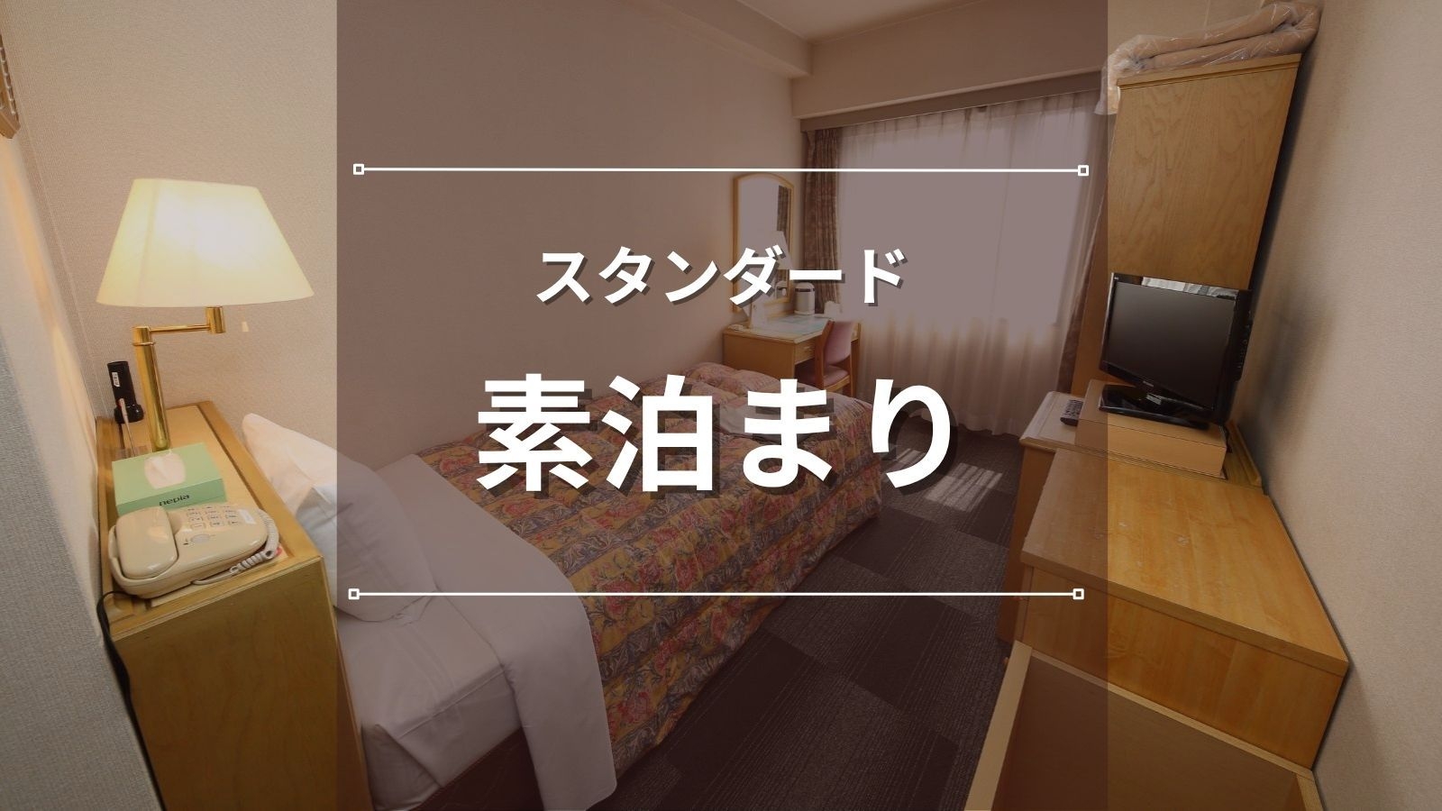 【スタンダード】22時半までチェックイン可！豊田へのイベントや出張・ファミリーでの観光に｜素泊まり