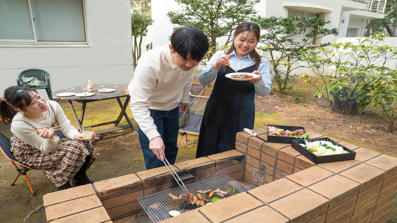  【BBQ＆朝食付き】1日10室限定 コテージBBQ付き宿泊プラン